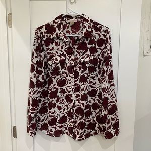 Loft button up collared shirt